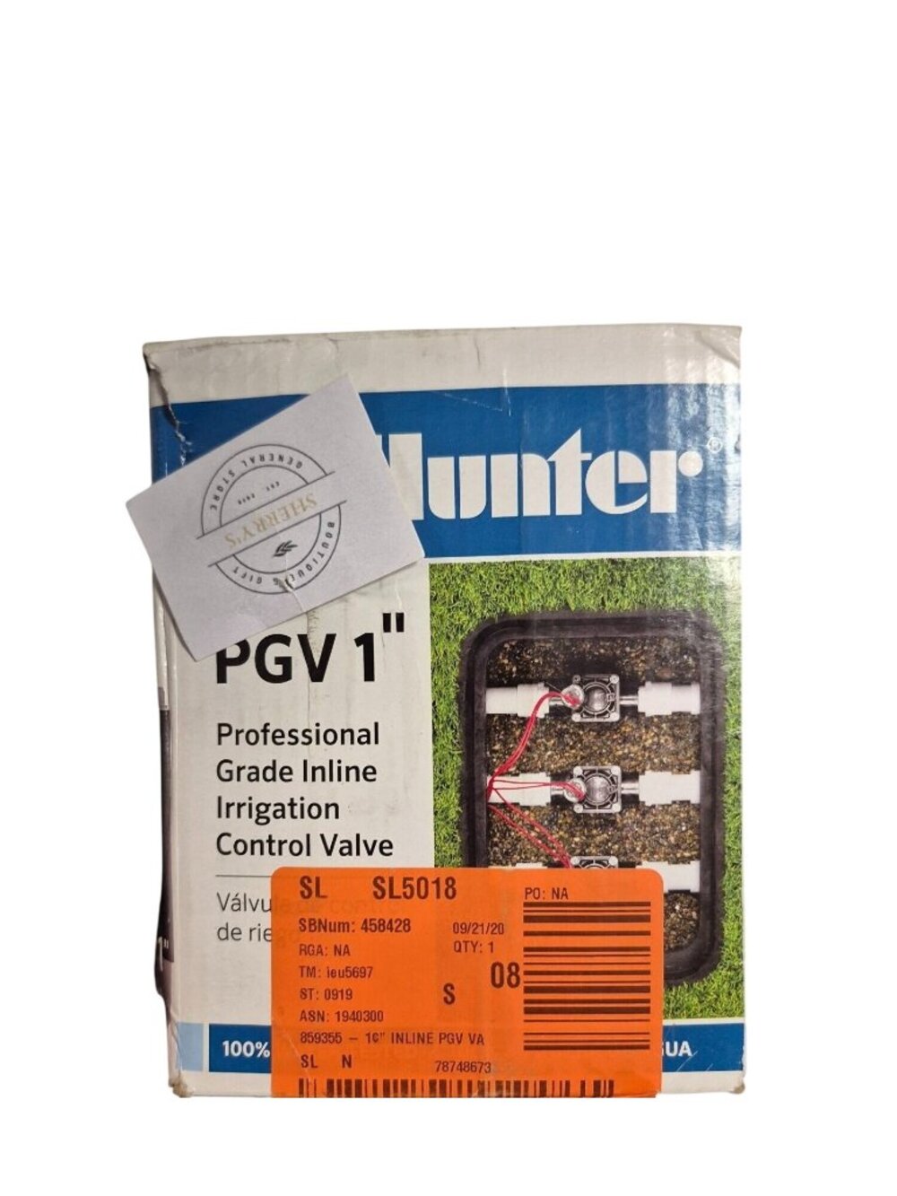 Hunter PGV Professional Grade Inline Irrigation Control Valve 24V With Wiring